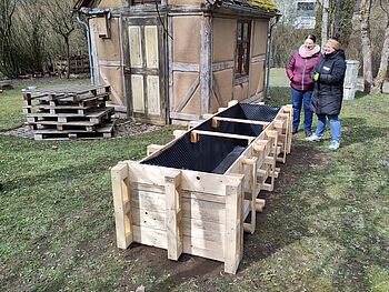 Das fertige Hochbeet